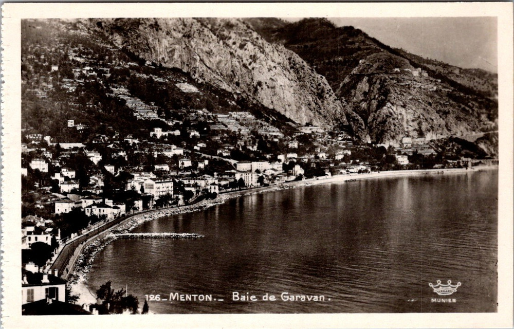 1940s MONACO Aerial Postcard Vue du Vistaero – Éditions d’Art Munier Nice
