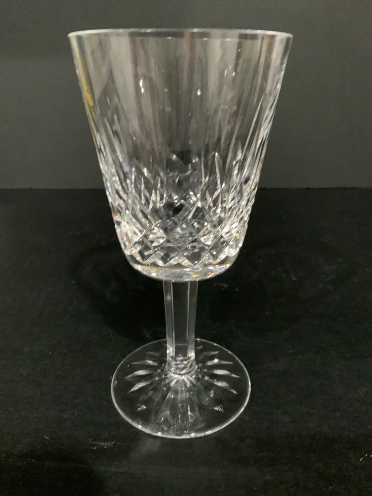 Waterford Crystal Lismore Water Goblet Glass 7 in. 8oz. Wine