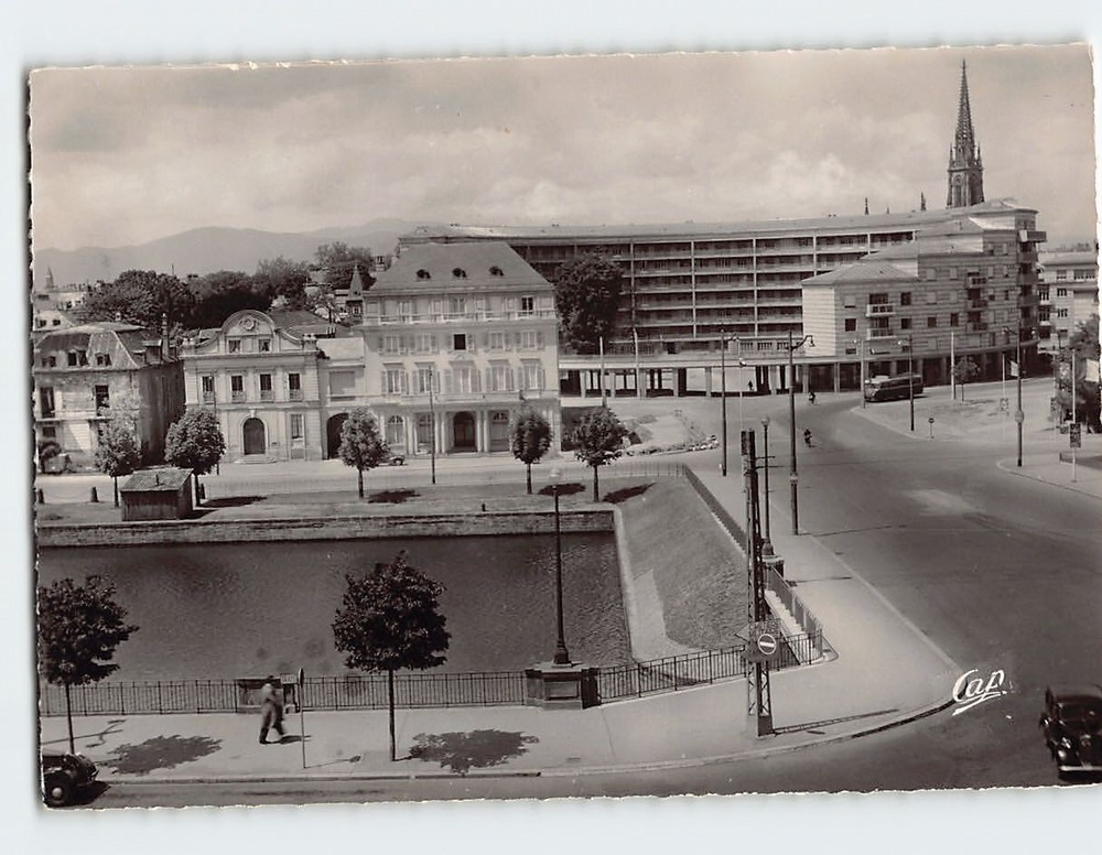Postcard View in Mulhouse France