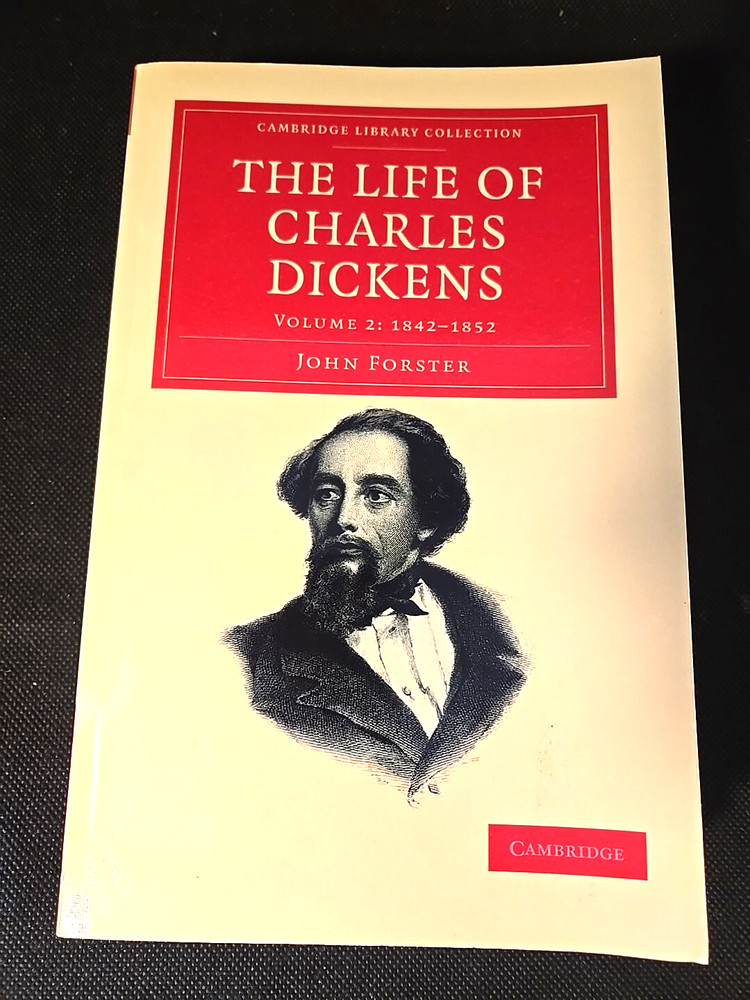The Life of Charles Dickens Paperback John Forster Volume 2 Only Very Good