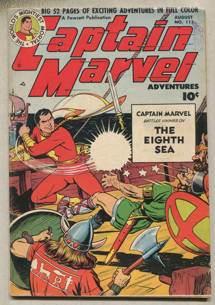 Captain Marvel Adventures: #111 VG The Eighth Sea   Fawcett  Publications  SA
