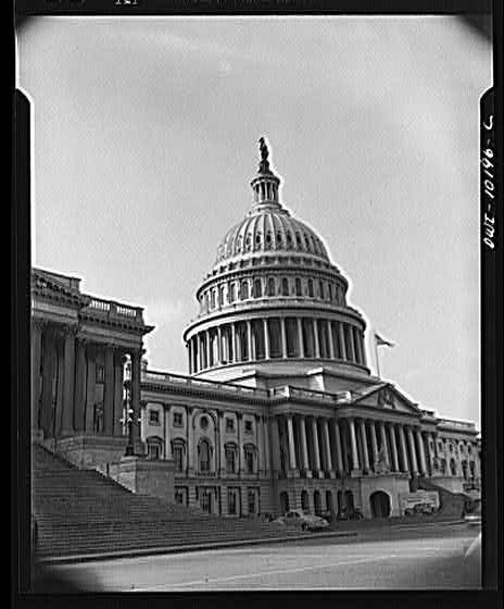 Photo:Washington DC Capitol Building 1910s U.S. Capitol Dome Steps