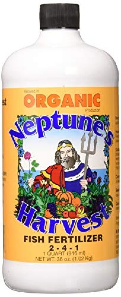 Neptune's Harvest HF136 Hydrolyzed Fish Fertilizer 2-4-1 , 36 Ounce