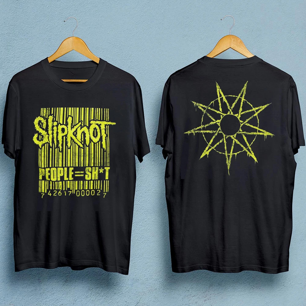 NEW Slipknot BAND T-shirt 2 sides Black Unisex S-5XL