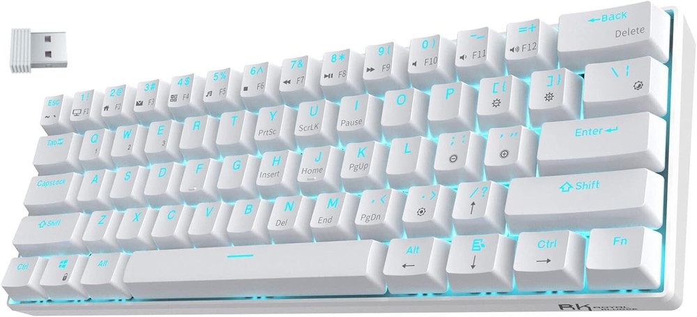Royal Kludge RK61 Wireless LED Keyboard Pre-Owned No Original Packaging