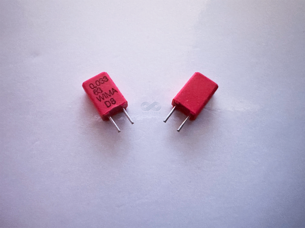 10PCS MKS 02 0,033µF WIMA 33nF 20% 63V Metallized Polyester Film Capacitor 2.5mm