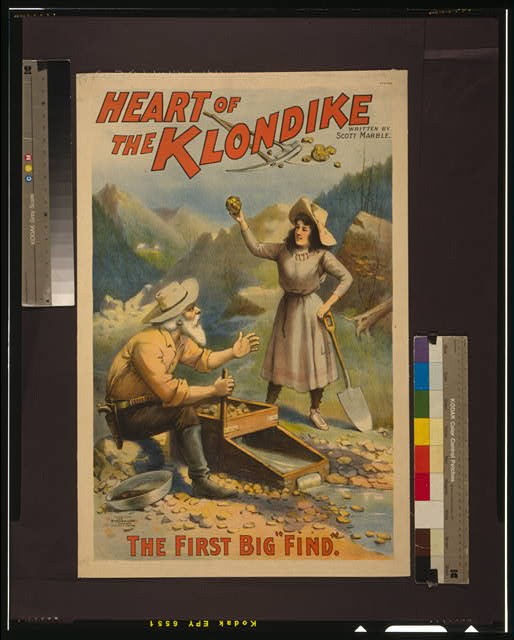 Photo:Klondike Gold Rush Poster 1897 Heart of the Klondike Scott Marble