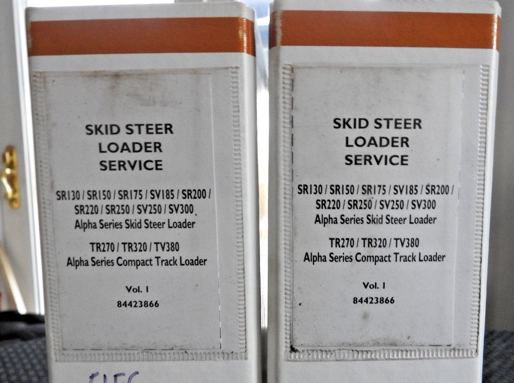 Case SR 130 150 175 220 250 SV 185 300 TR 270 320 TV380 Skid Steer Loader Manual