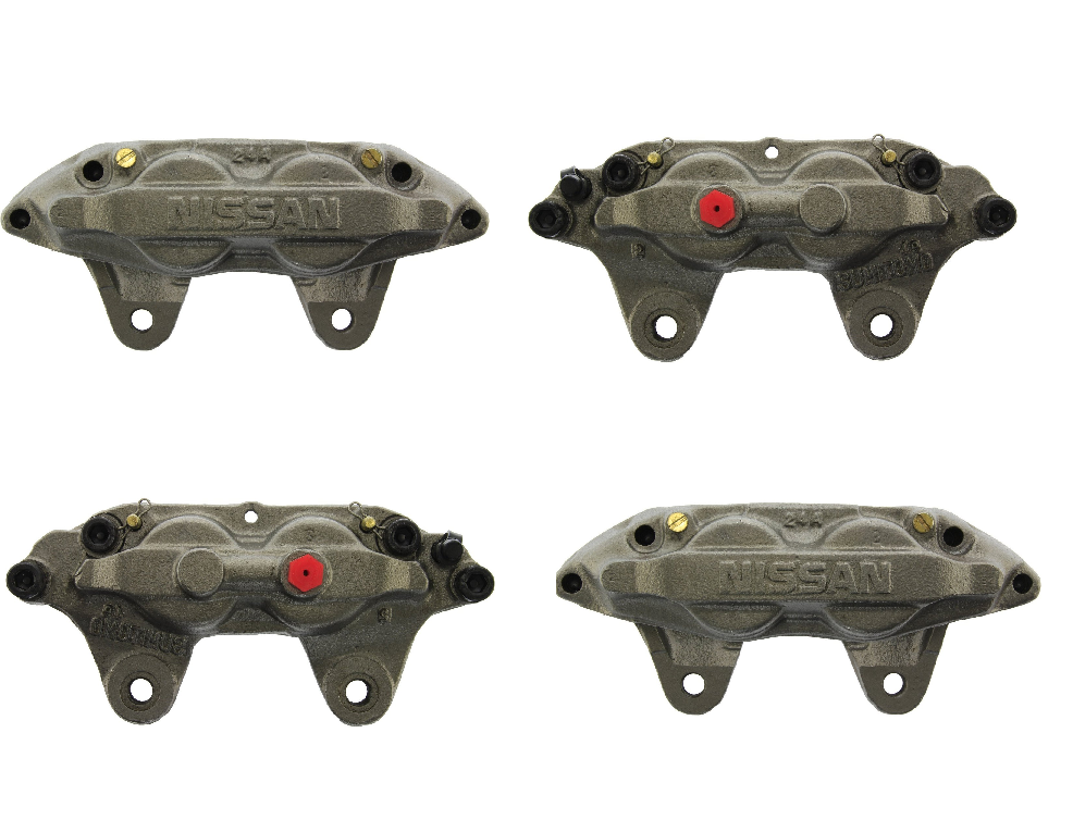 Front 4 Pot Brake Calipers For: Nissan Skyline R32 GTR BNR32 Jdm 1989-1994