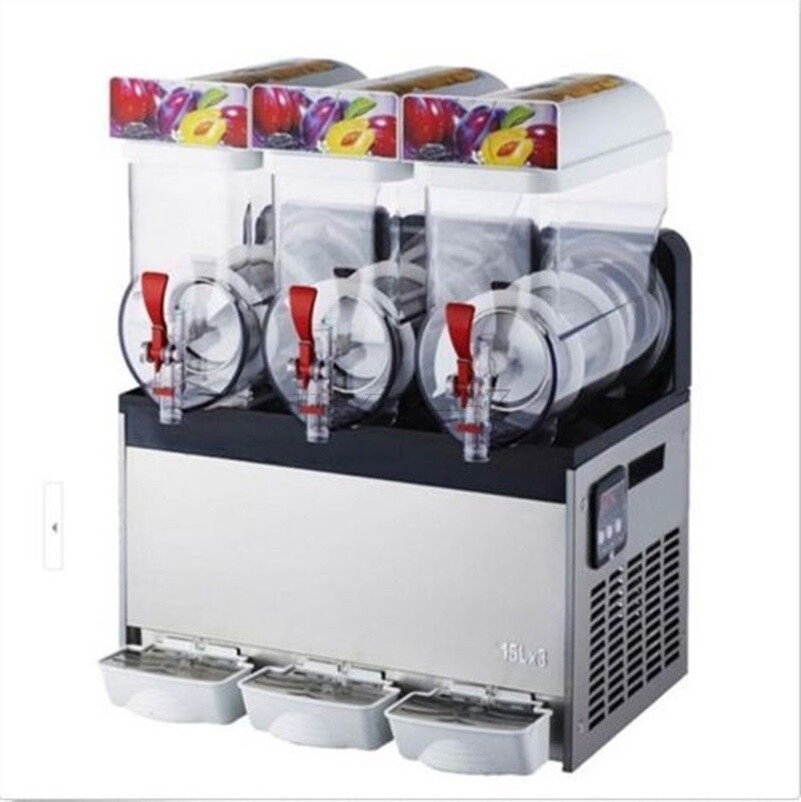 Smoothie Maker Frozen Drink Slush New Commercial Slushy Making Machine 3 Tank mk