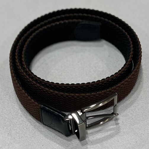 Tommy Bahama Men's Reversible Stretch Belt, Brown / Black, Size L/XL (38-42)