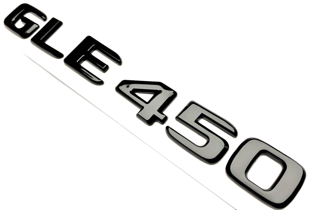 BLACK GLE450 FIT MERCEDES GLE450 LIFTGATE REAR TRUNK NAMEPLATE EMBLEM BADGE