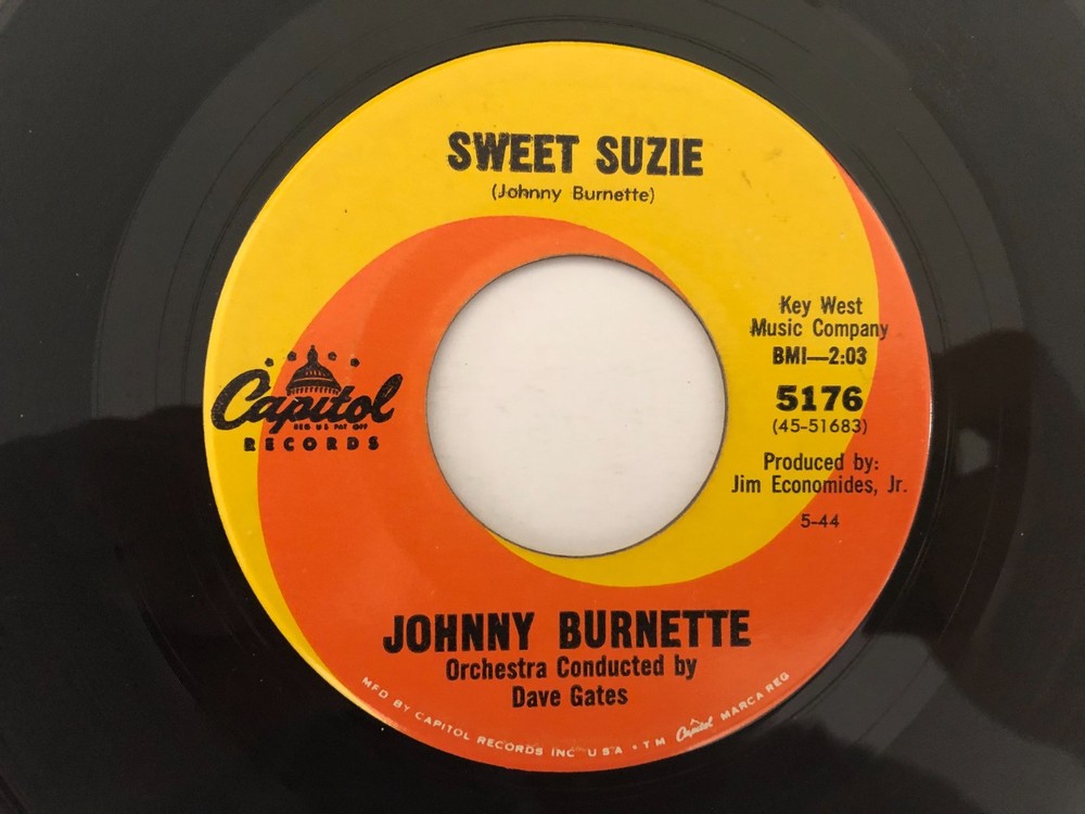 '64 Rockabilly 45 JOHNNY BURNETTE Sweet Suzie CAPITOL hear