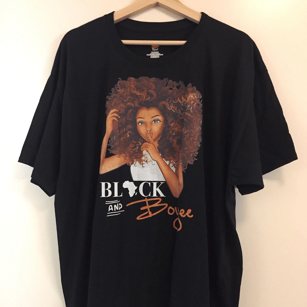 Black and Boujee T-shirt size X-Large