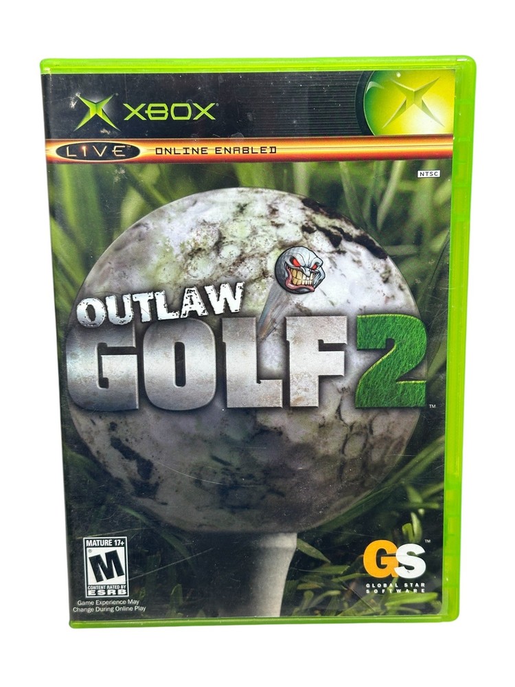 Outlaw Golf 2 (Microsoft Xbox, 2004) No Manual - Tested and Works
