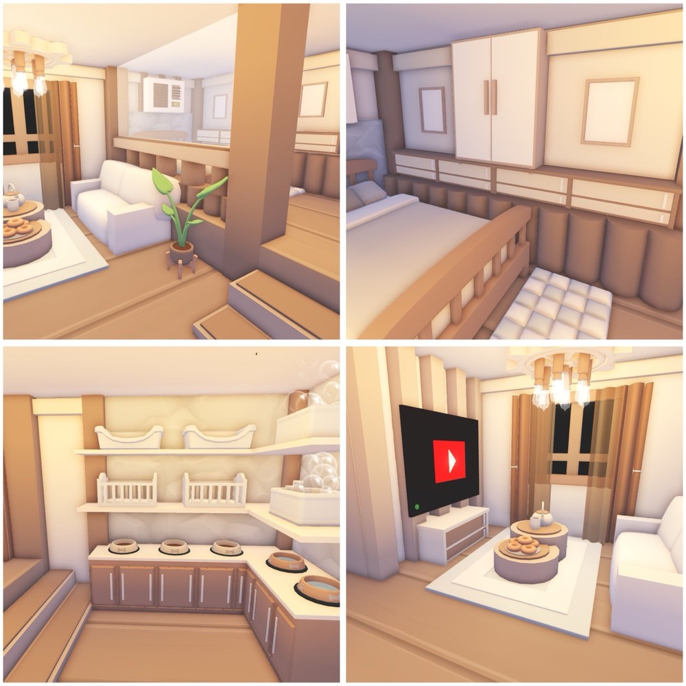 🏡💼 Cozy Brown Aesthetic Small Adopt Me Simple Grinding House Home 💼🏡