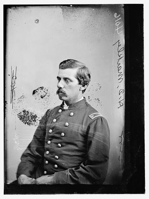 Gen. H. D. Markley Military Officer Portrait 1850s Uniform Cabinet Photo