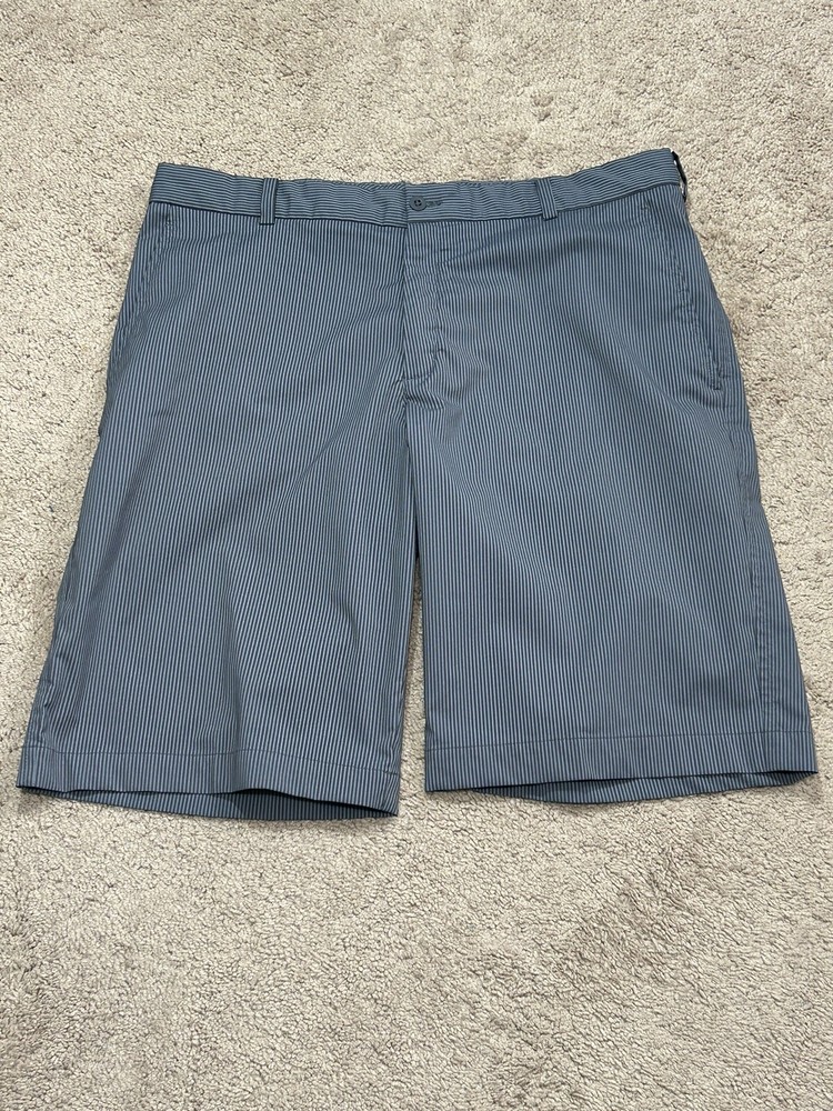 Nike Mens Golf Shorts Size 36 Multicolor Striped Pockets Lightweight Classic