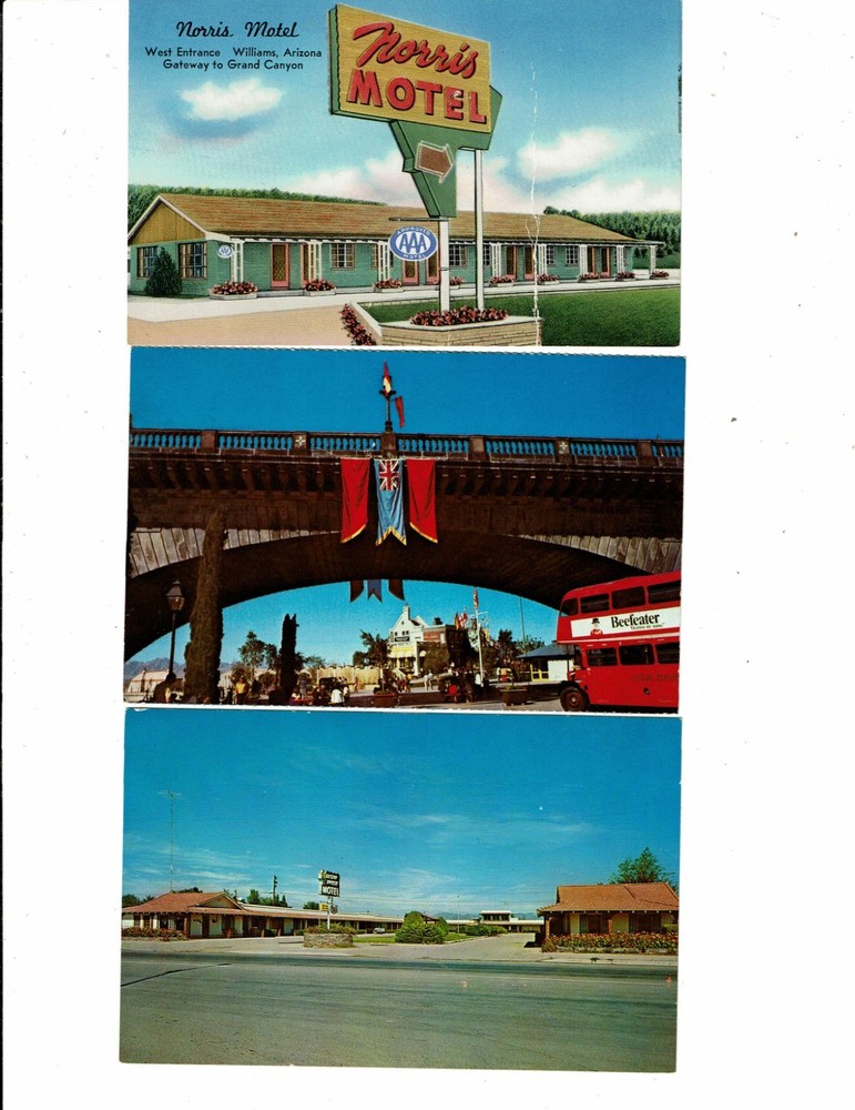 3 Card Arizona Lot, Motels in Williams & Willcox, London Bridge!