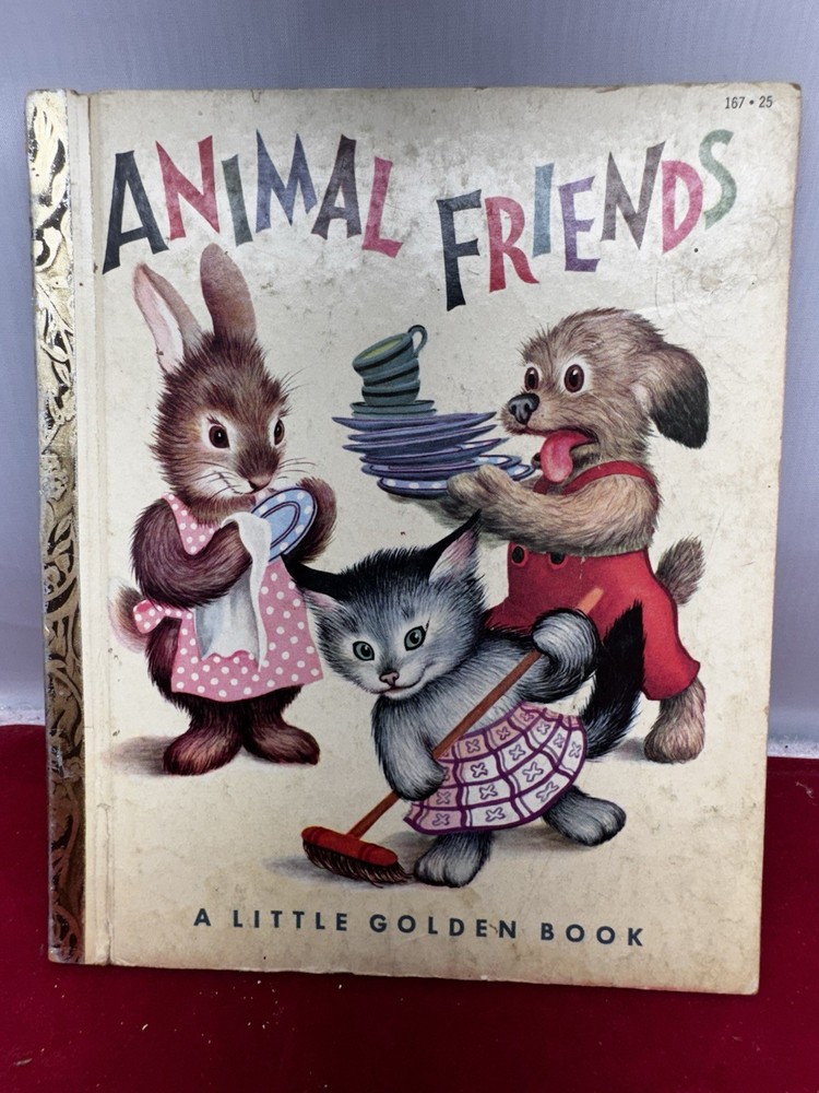 1953 ~ Animal Friends #167 ~ A Little Golden Book  