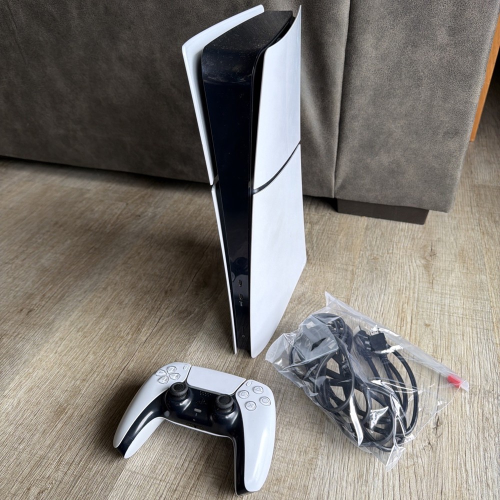 Sony PlayStation 5 Slim Digital Edition 1TB White Console Gaming System CFI-2015