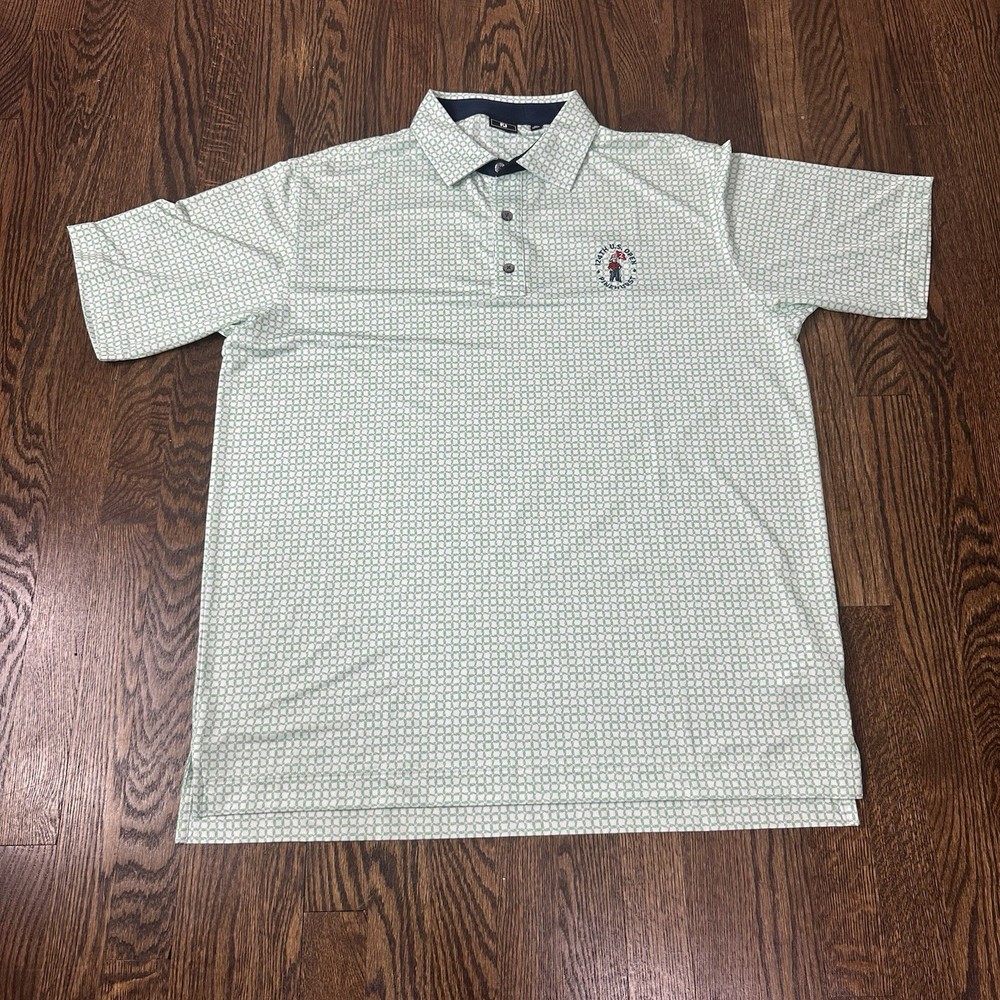 FootJoy Golf Polo 2024 U.S. Open Lisle Rope Gingham Men’s Sz XL