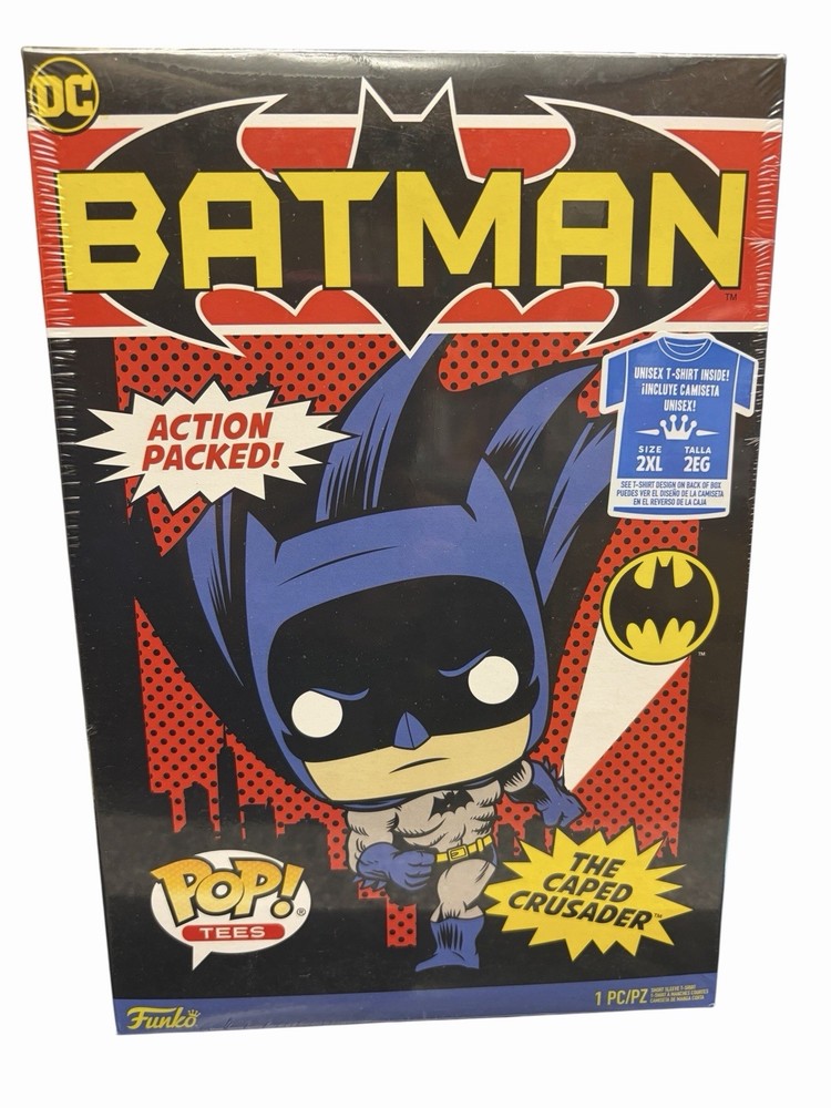 Funko Pop DC Tees BATMAN SS Tee Shirt Adult Size 2XL XXL Unisex New In Box