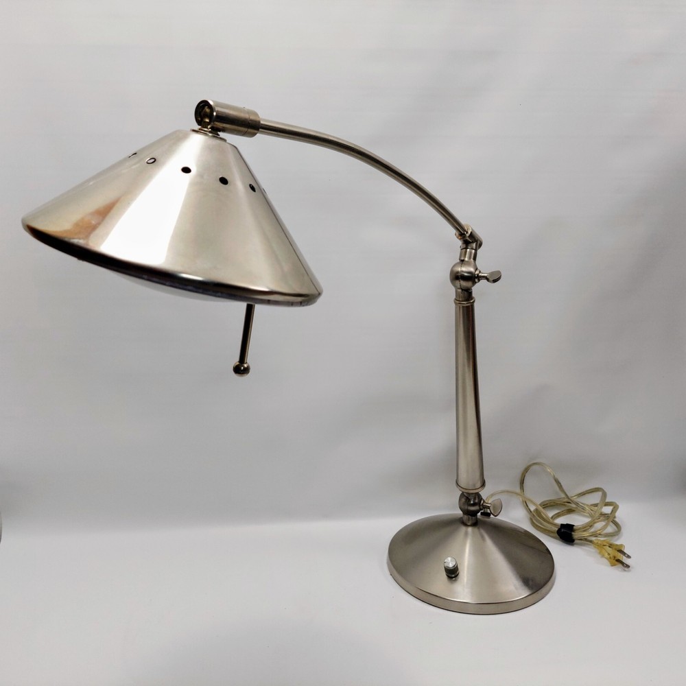 Stylish Vintage Contemporary Metal Halogen Lamp - Adjustable & Fully Tested!