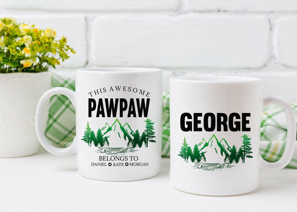 Personalized Pawpaw Coffee Mug L This Pawpaw Belongs To L For Fathers Birthday