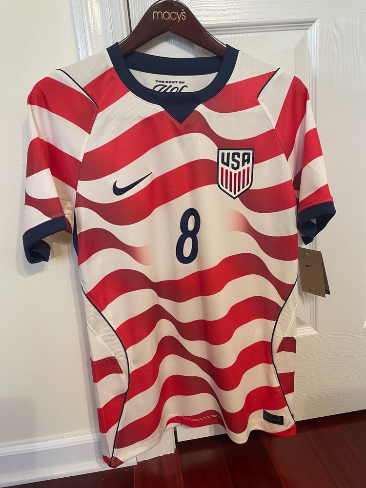 NWT WESTON McKENNIE #8 Nike White 2026 Home Match FIFA World Cup Jersey Sz S