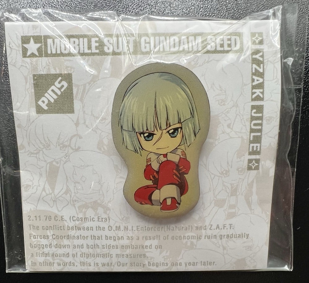 Yzak Jule Mobile Suit Gundam SEED Anime Pin Badge Movic