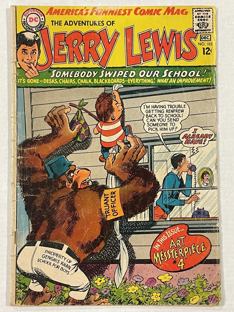 The Adventures of Jerry Lewis #103 (DC Comics November-December 1967)