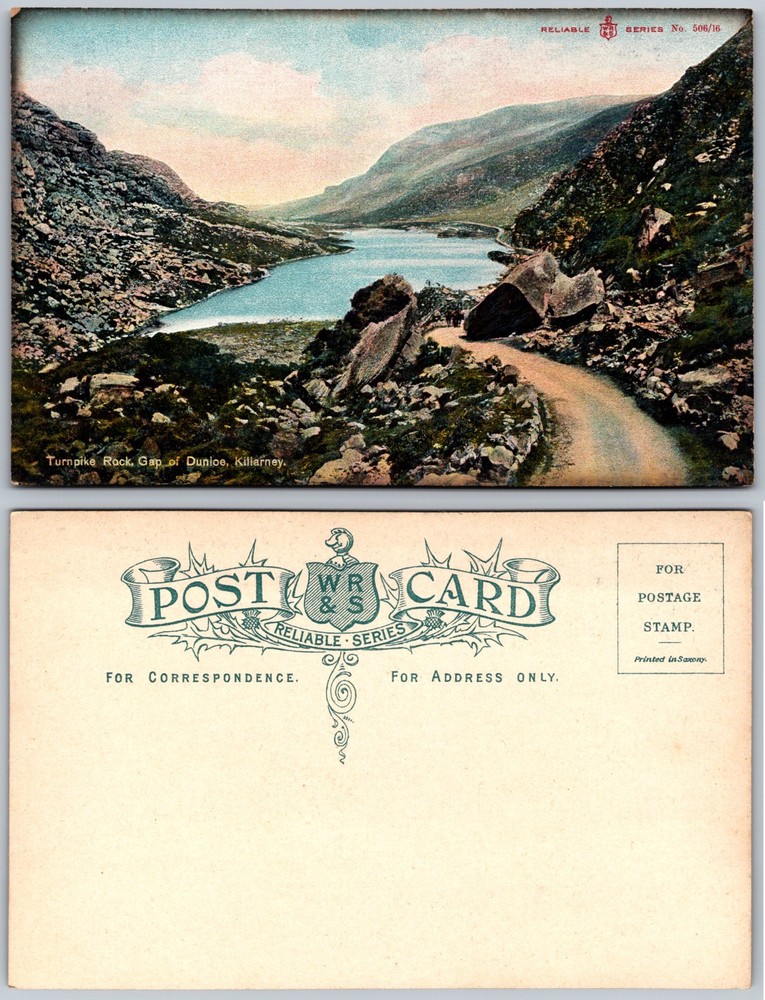 Turnpike Road Gap of Dunloe Killarney Ireland Postcard