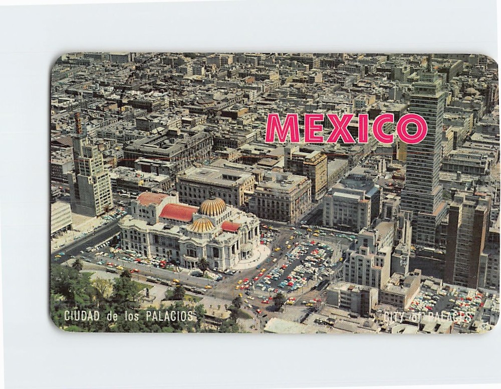 Postcard City of Palaces Mexico City Mexico