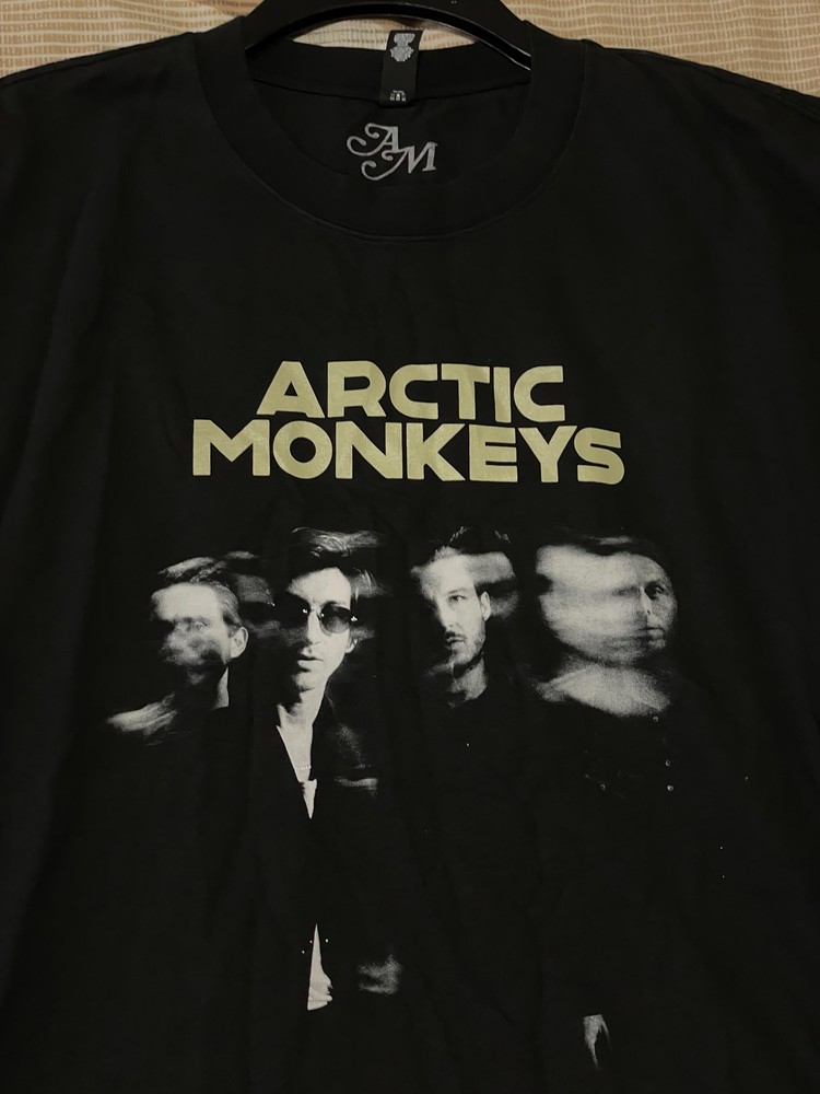 SALE 90s Artic Monkeys Band Graphic short sleeve black T shirt Reprint