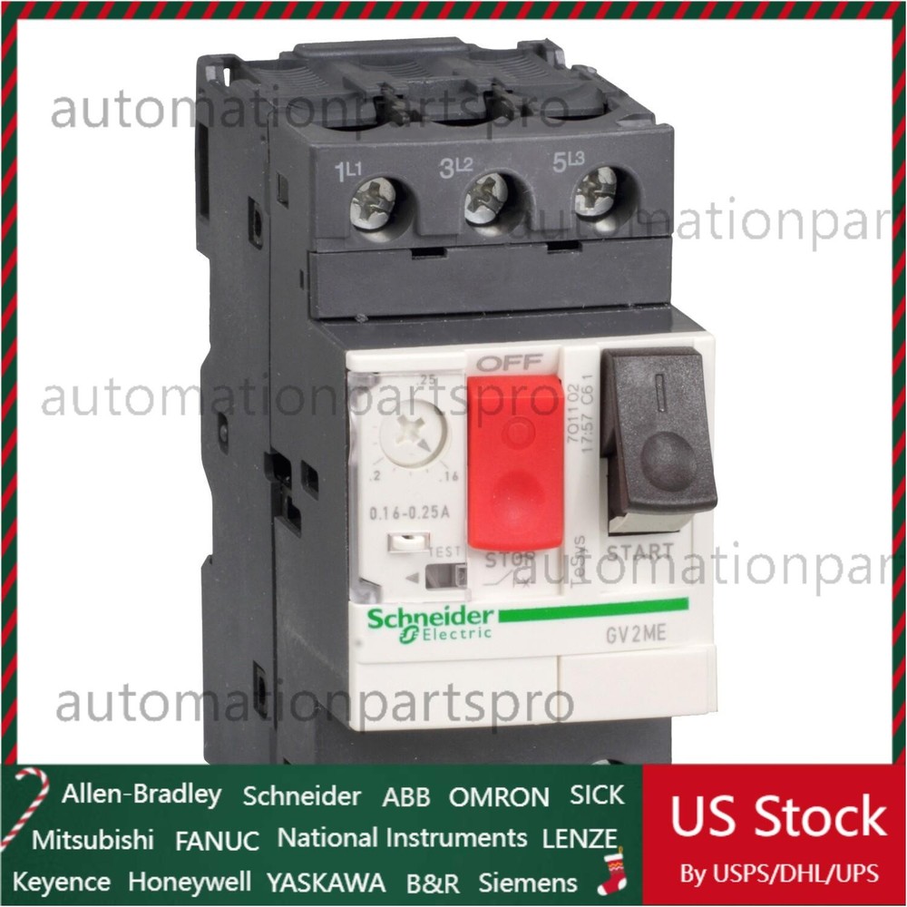 Schneider NEW GV2ME07 Circuit breaker-thermal-magnetic 1.6..2.5A US Free TAX