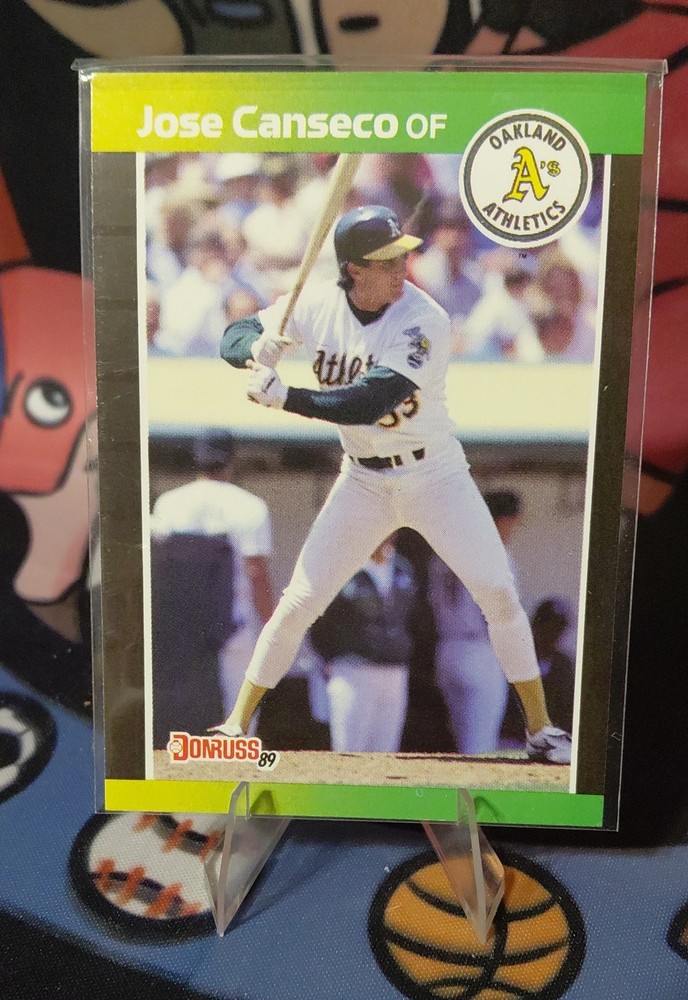 1989 Donruss - Jose Canseco #91 *Denotes* on Back