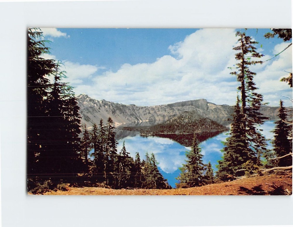 Postcard Crater Lake National Park Oregon USA