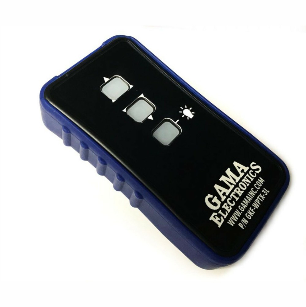 3-Button Rechargeable Transmitter for GAMA Electronics Remote Control Systems