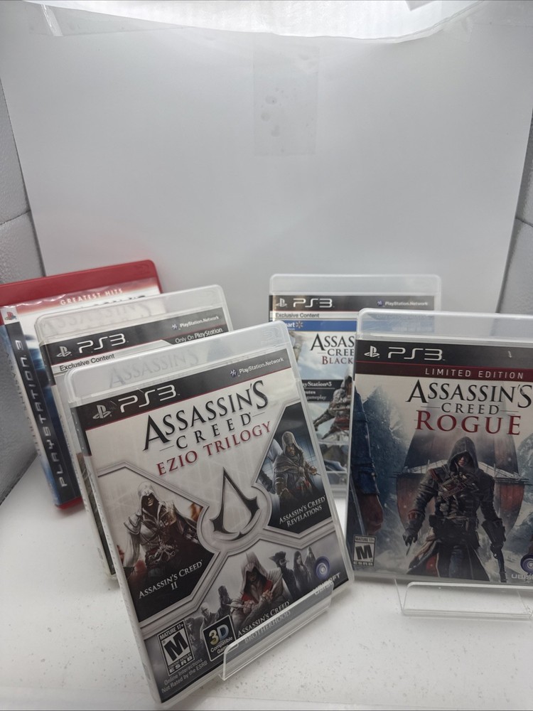 Assassin's Creed PS3 Game Lot 7 Titles - Clean Discs - Free Shipping