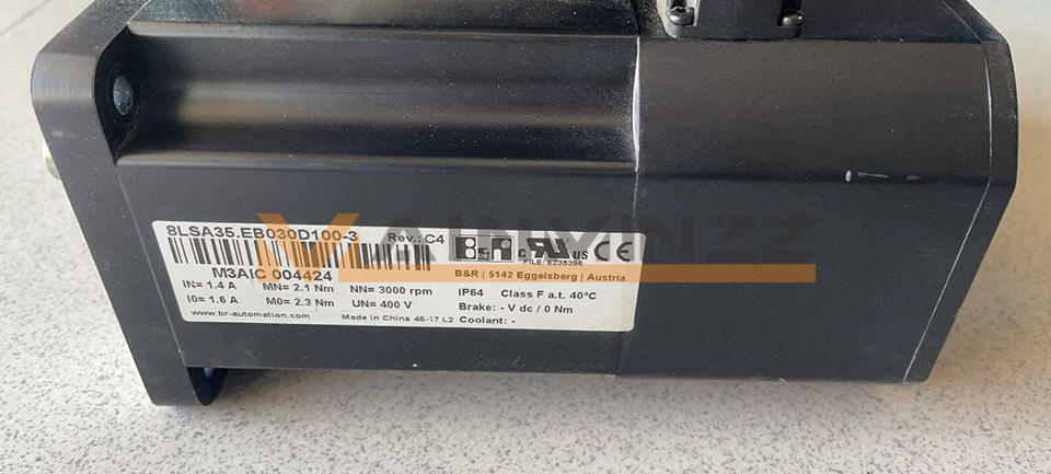 1Pcs Used B&R Servo Motor 8Lsa35.Eb030D100-3
