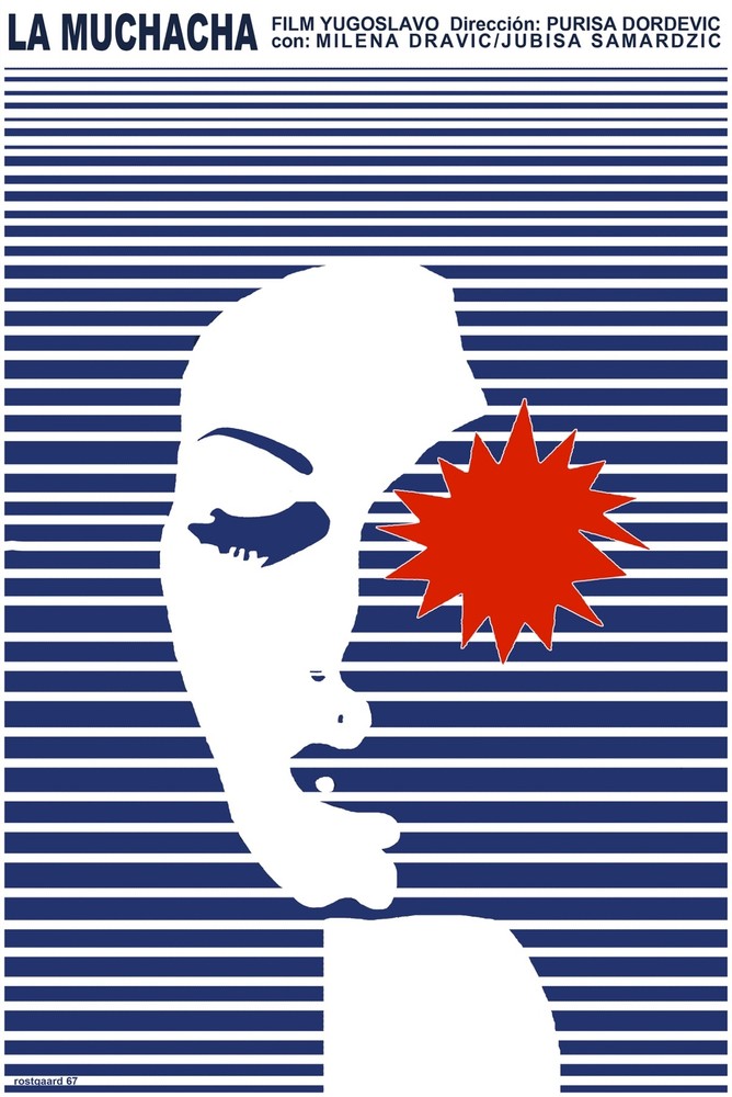 8229.Decoration Poster.Home Room wall.Art print design.La Muchacha.The girl film