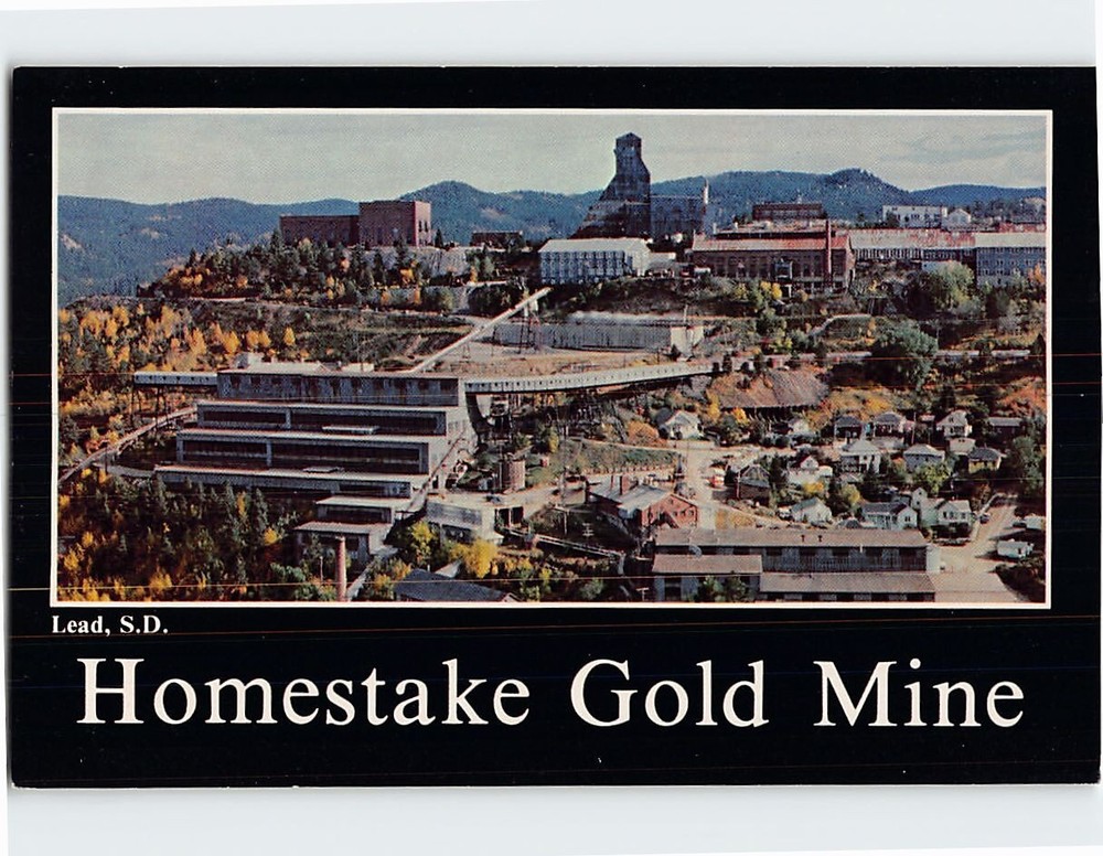 Postcard Homestake Gold Mine Lead South Dakota