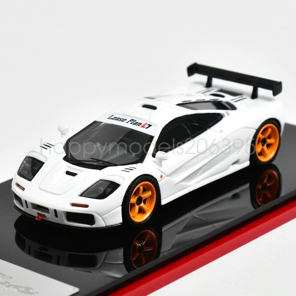 Scalemini  White F1 GTR Super Racing Sports Model 1:64 Scale Diecast Resin Car