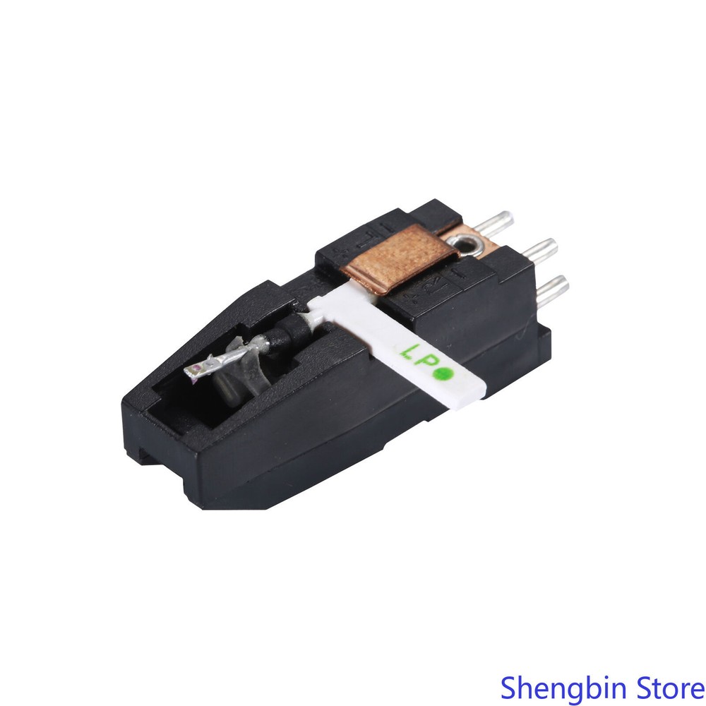 Dual Stereo Turntable Cartridge with Red Double-Sided Stylus Replacement