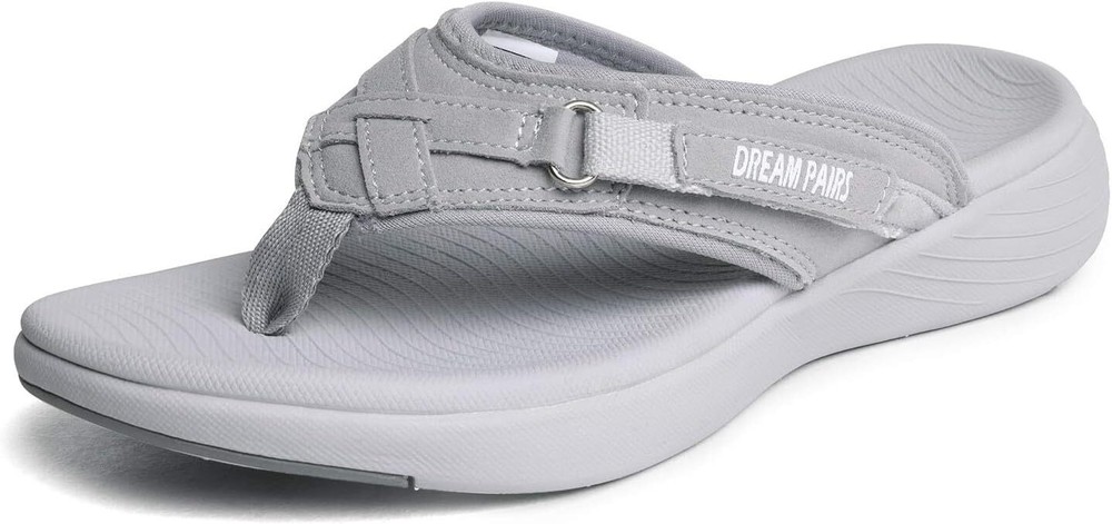 DREAM PAIRS Womens Arch Support Comfort Flip Flop Thong Sandals