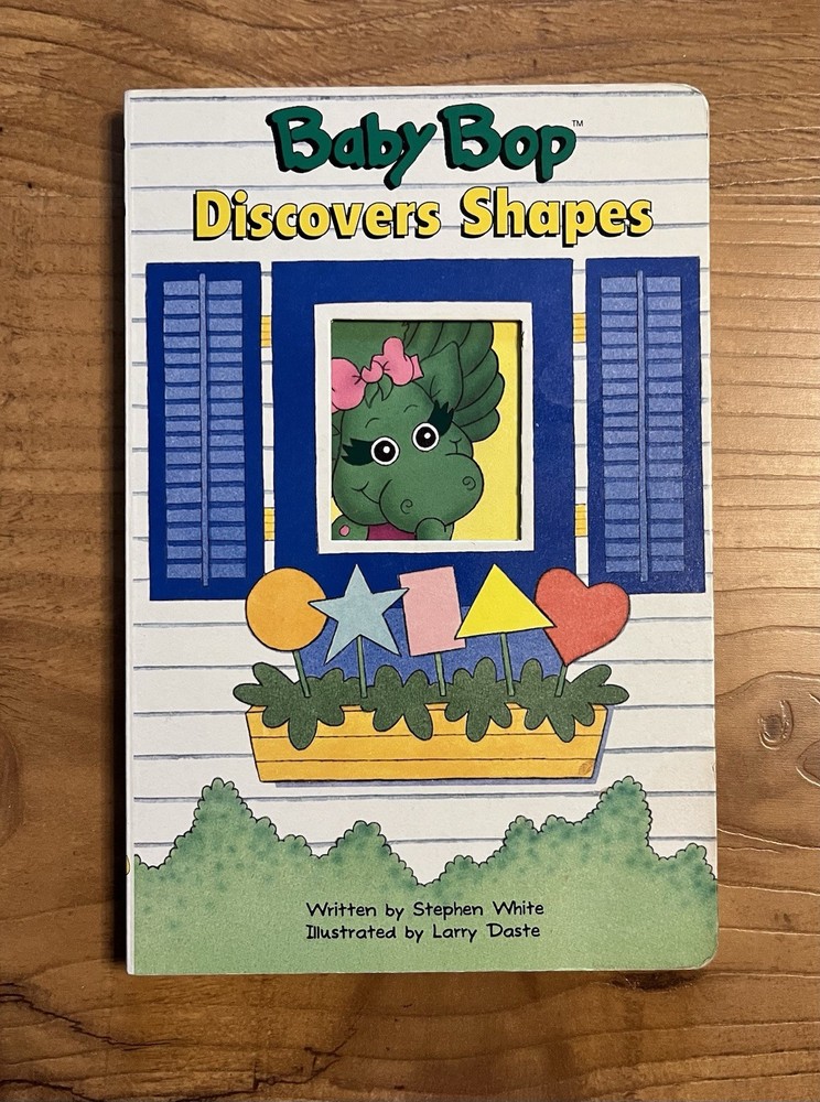 Baby Bop Discovers Shapes Book 1993 Barney Learning Education Vintage Ships Fast