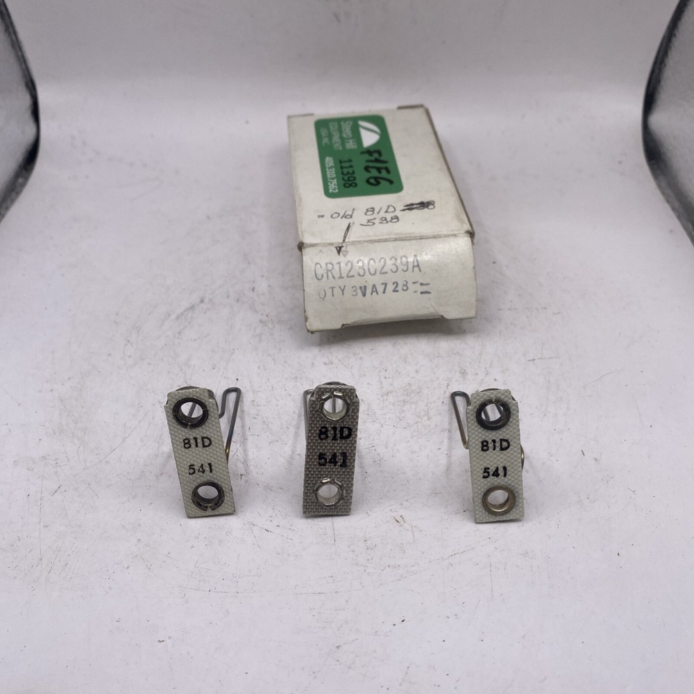 GE CR123C3.56A / 81D541 (1) BOX OF (3) Overload Relay Heater Elements