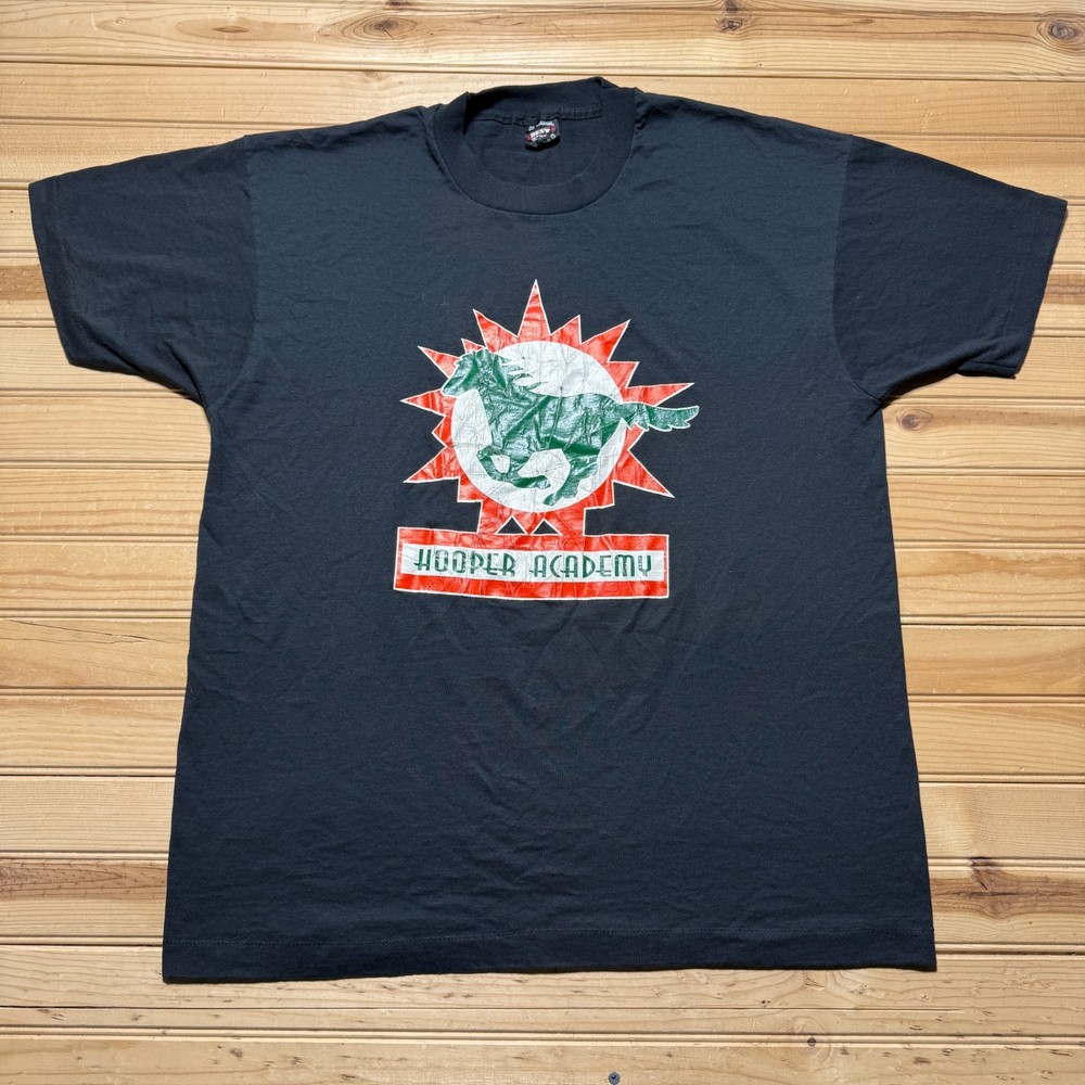 Vintage 90s Hooper Academy Colts Athletic Team Single Stitch Graphic T-Shirt XL