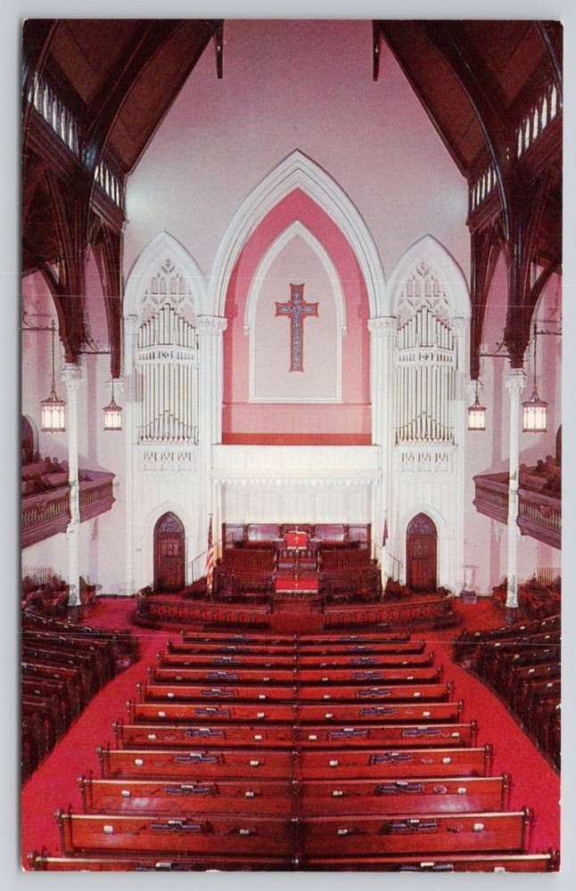 Mount Vernon Place Methodist Church Baltimore Maryland Vintage Postcard